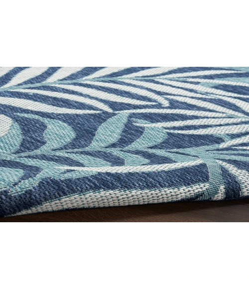 Nourison Garden Oasis Navy GOA01 4 ft. X 6 ft. Rectangle Rug