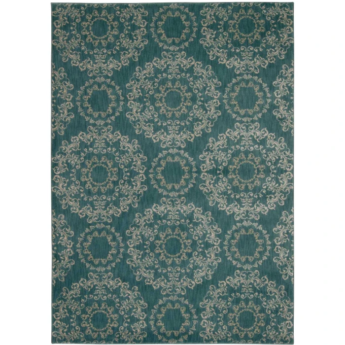 Nourison Home Tranquility Aqua TNQ03 5ft.3in. x 7ft.5in. Rect. Rug