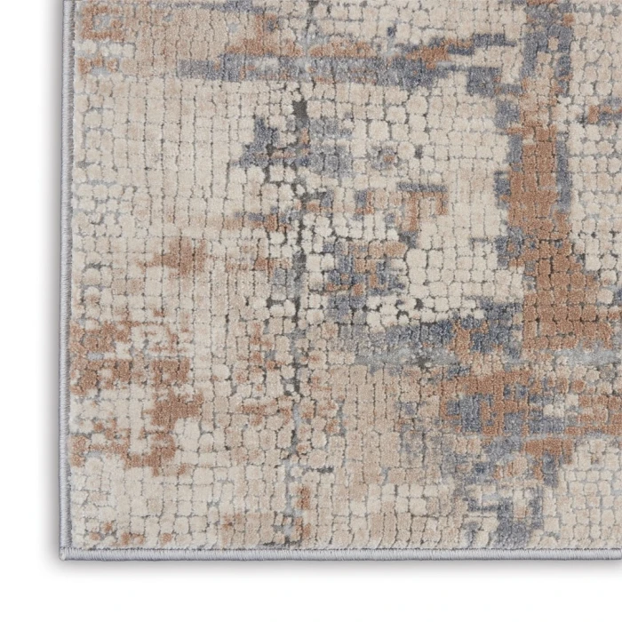 Nourison Rustic Textures Area Rug RUS06-Beige/Grey