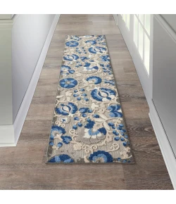 Nourison Home Aloha ALH17 Natural Blue 2 ft. X 6 ft. Area Rug