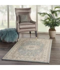 Nourison Living Treasures Area Rug LI15-Aqua/Ivory