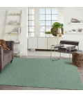Nourison Washable Solutions Blue/Green WSL01 8 ft. X 10 ft. Rect. Rug