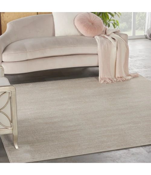 Nourison Essentials Ivory Beige Area Rug NRE01-Ivory Beige