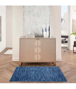 Nourison Home Nourison Essentials NRE01 Navy Blue 8 ft. X 10 ft. Area Rug