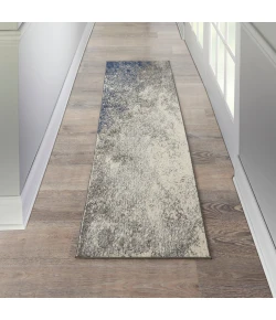 Nourison Home Passion PSN10 Charcoal Ivory 2 ft. 2 in. X 7 ft. 6 in. Area Rug