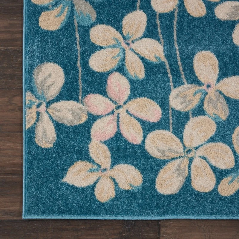 Nourison Tranquil Area Rug TRA04-Turquoise