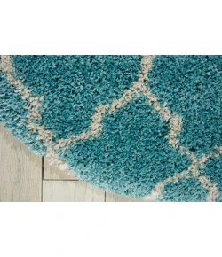 Nourison Home Amore Blue AMOR2 3ft.11in. x Round Round Rug