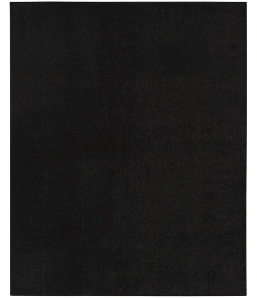 Nourison Nourison Essentials Black Area Rug NRE01 Black 10' x 14'