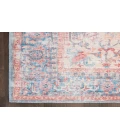 Nicole Curtis Machine Washable Series 1 Blue Multicolor SR104 2 ft. 2 in. X 12 ft. Rectangle Rug
