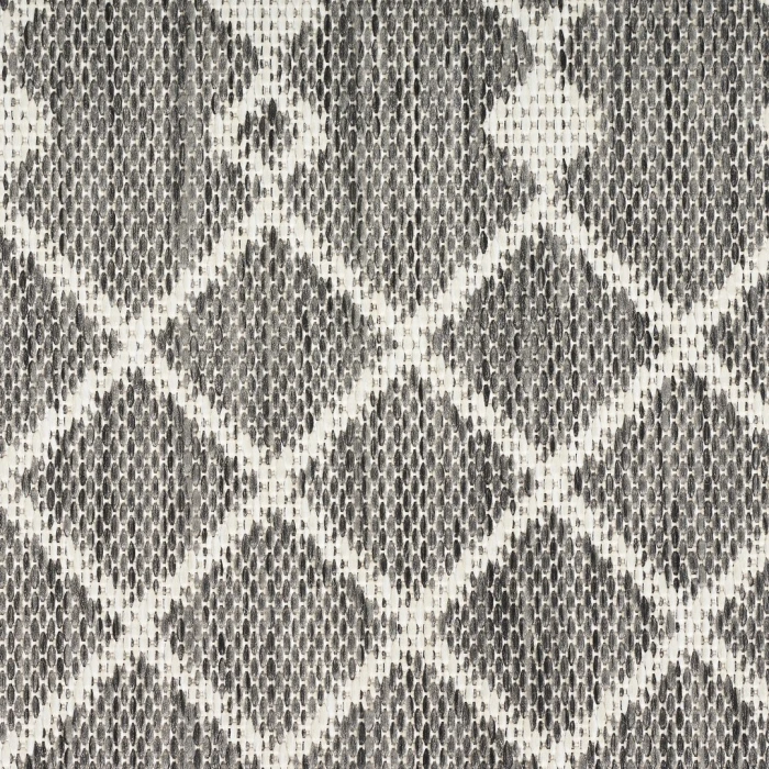 Nourison Positano Charcoal POS02 6ft. Round Rug