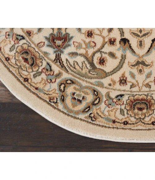 Nourison Home Walden Ivory WAL03 3ft.9in. x Round Round Rug