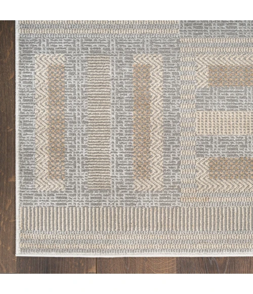 Nourison Home Nordic Grey Multicolor NRC11 5 ft. X 7 ft. Rectangle Rug