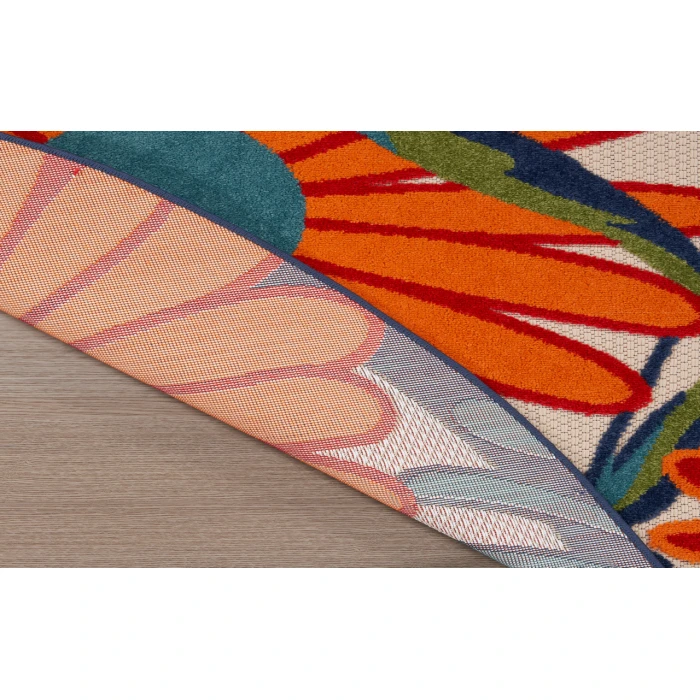 Nourison Aloha Multicolor ALH33 10 ft. Round Rug