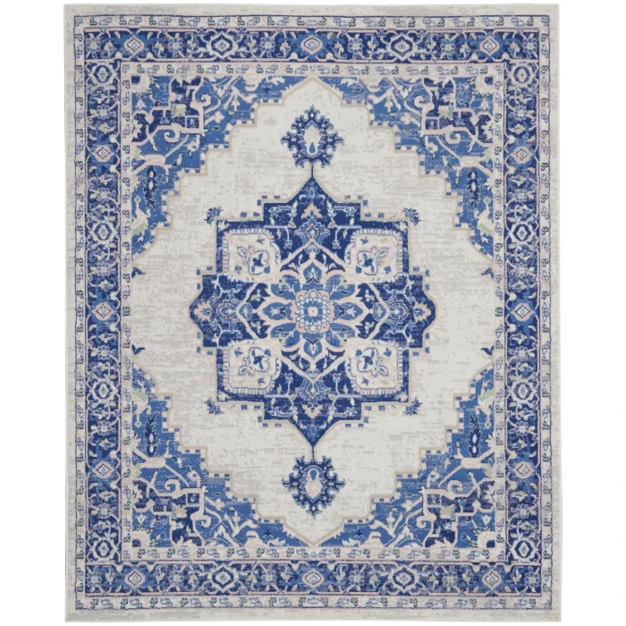 Nourison Whimsicle Area Rug WHS03-Ivory Blue