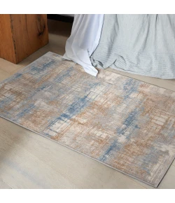 Calvin Klein CK950 Rush CK951 Blue Beige 3 ft. 2 in. X 5 ft. Area Rug