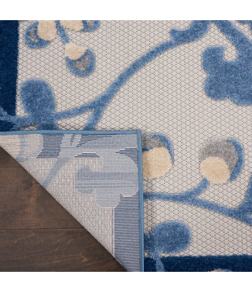 Nourison Aloha Area Rug ALH17 Blue/Grey 12' x 15'