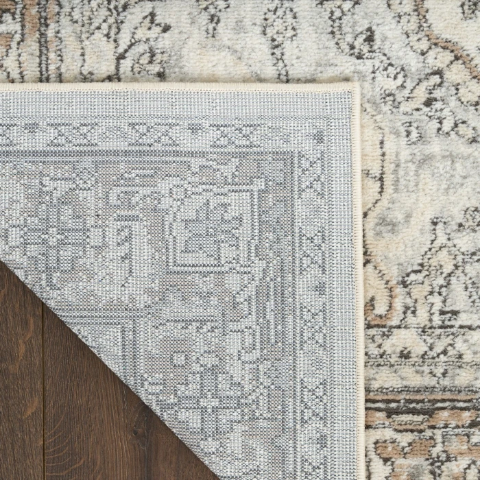 Nourison Quarry Ivory Grey Taupe QUA18 5 ft. X 7 ft. Rect. Rug