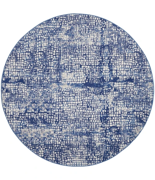 Nourison Whimsicle Area Rug WHS07-Ivory Navy