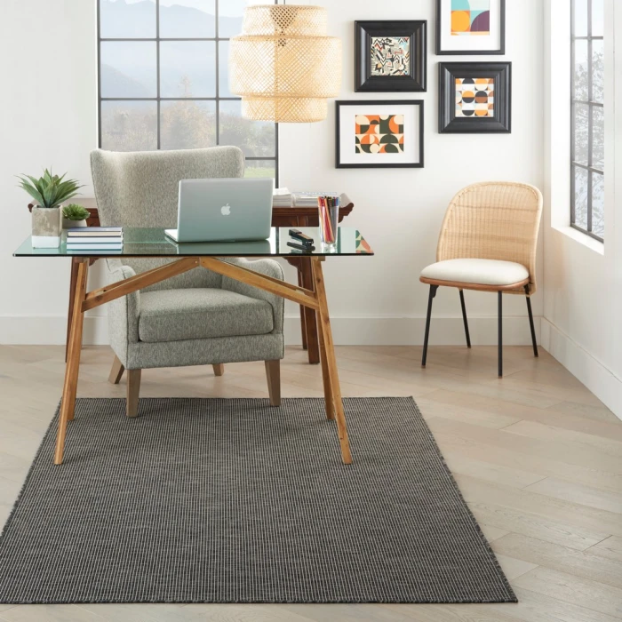 Nourison Positano Area Rug POS01-Charcoal