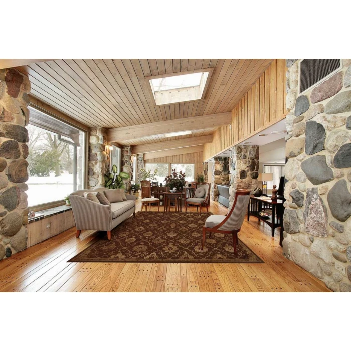 Nourison Home Regal Brown REG05 5ft.6in. x 8ft.6in. Rect. Rug