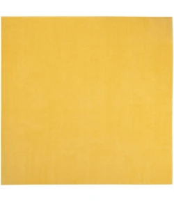 Nourison Home Nourison Essentials NRE01 Yellow 9 ft. Square Area Rug