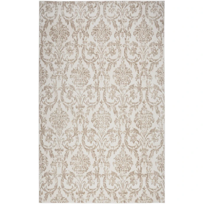 Nourison Jubilant Ivory Beige JUB09 5 ft. 3 in. X 7 ft. 3 in. Rectangle Rug