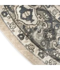 Nourison Quarry Ivory Blue QUA05 8 ft. X Round Rug