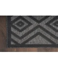Nourison Versatile Charcoal Black NRV01 2 ft. X 6 ft. Rectangle Rug