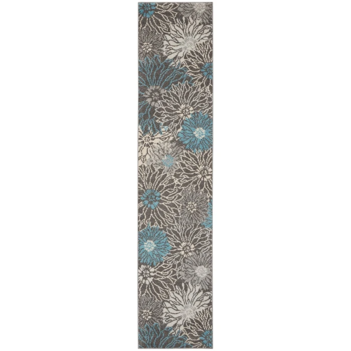 Nourison Passion Area Rug PSN17-Charcoal/Blue