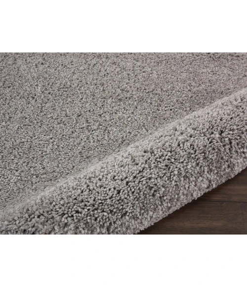 Nourison Malibu Shag Area Rug MSG01-Silver Grey