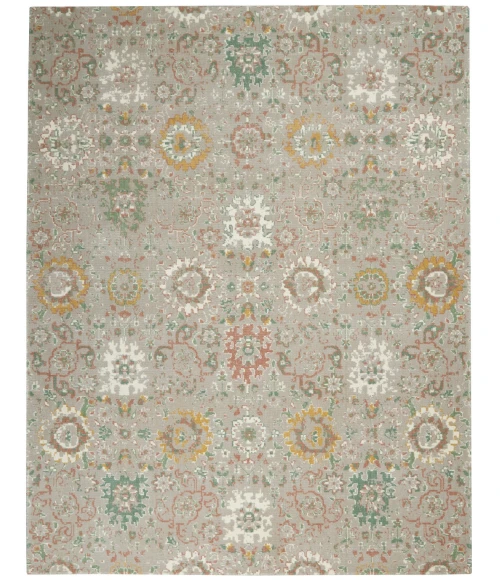 Nourison Twilight Area Rug TWI13 Grey/Multi 8'6" x 11'6"