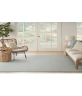 Nourison Courtyard Ivory Aqua COU01 6 ft. Square Rug