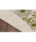 Nourison Aloha Ivory Green ALH33 5 ft. 3 in. Round Rug