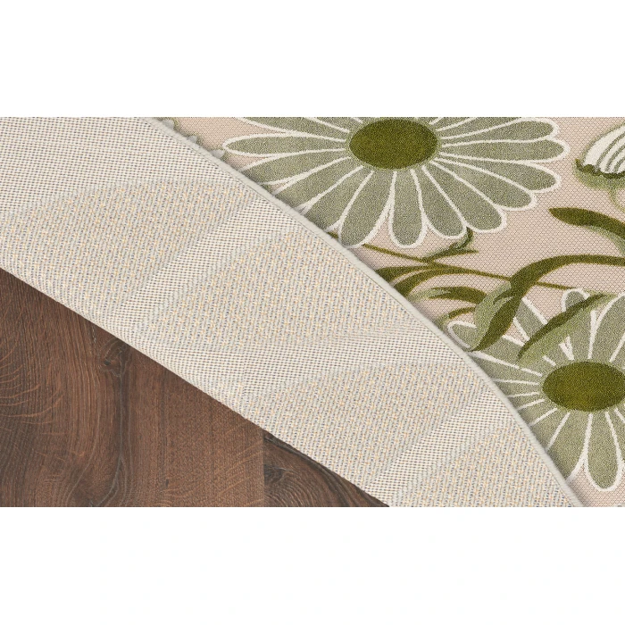 Nourison Aloha Ivory Green ALH33 5 ft. 3 in. Round Rug