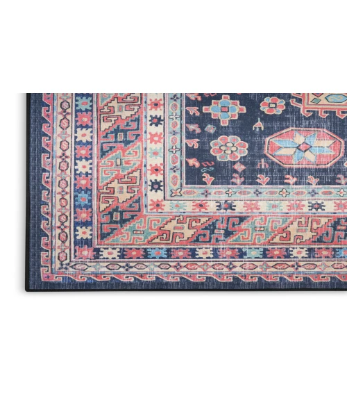 Nourison Vintage Home Navy VNH03 5 ft. X 7 ft. Rectangle Rug
