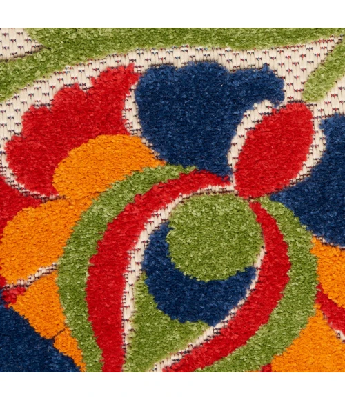 Nourison Aloha Round Area Rug ALH17-Multicolor