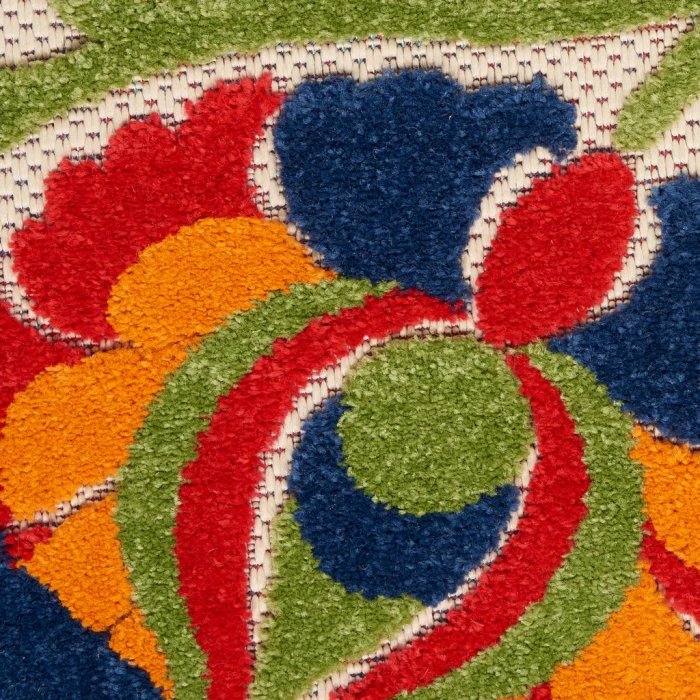 Nourison Aloha Round Area Rug ALH17-Multicolor
