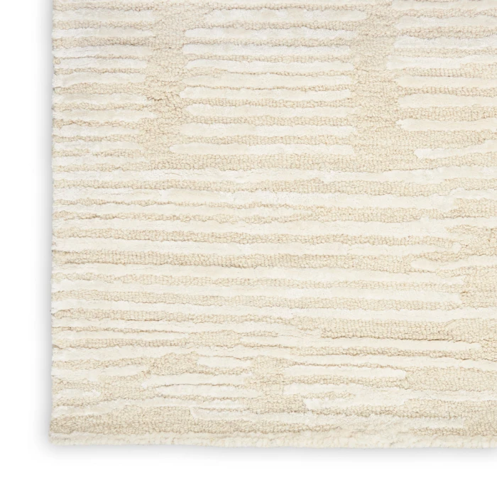 Calvin Klein Linear Area Rug LNR01 Ivory