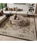 Nourison Dekor Brown Ivory DEK08 7 ft. 10 in. x 9 ft. 10 in. Rect. Rug