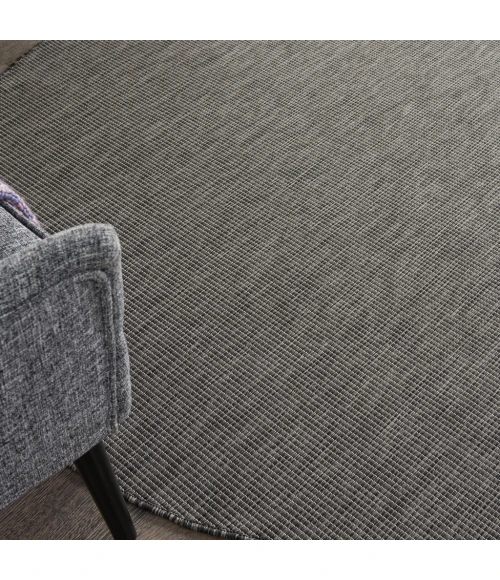 Nourison Positano Round Area Rug POS01-Charcoal
