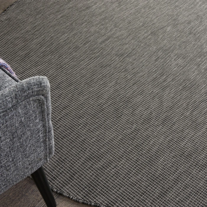 Nourison Positano Round Area Rug POS01-Charcoal