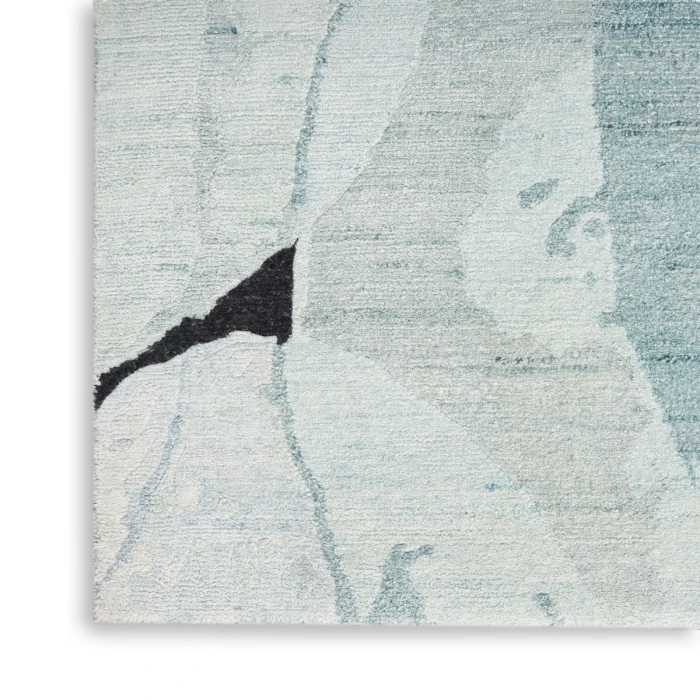 Nourison Silk Shadows Blue Pink SHA25 10 ft. X 14 ft. Rect. Rug