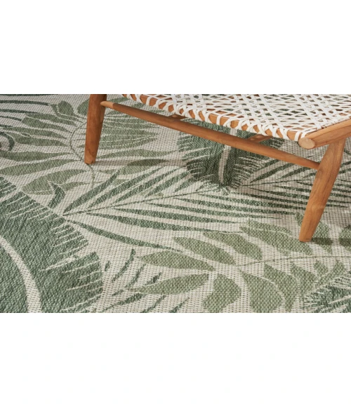 Nourison Garden Oasis Ivory Green GOA02 8 ft. X 10 ft. Rectangle Rug