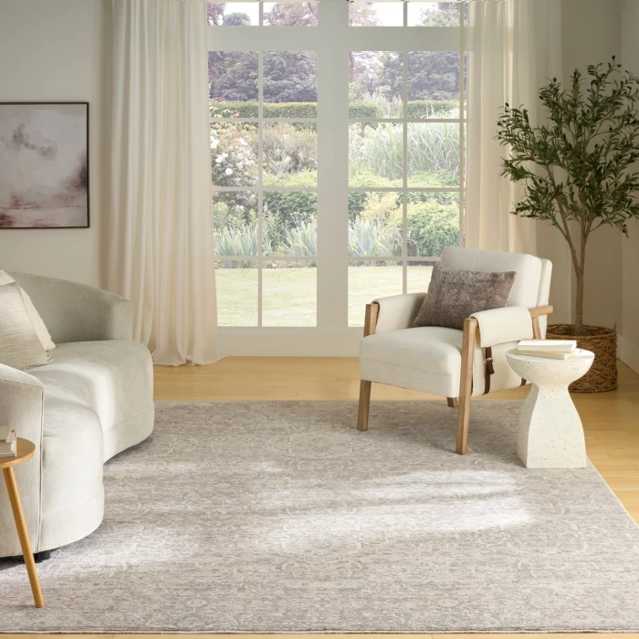 Nourison Shadows Grey SHW06 8 ft. X 10 ft. Rect. Rug