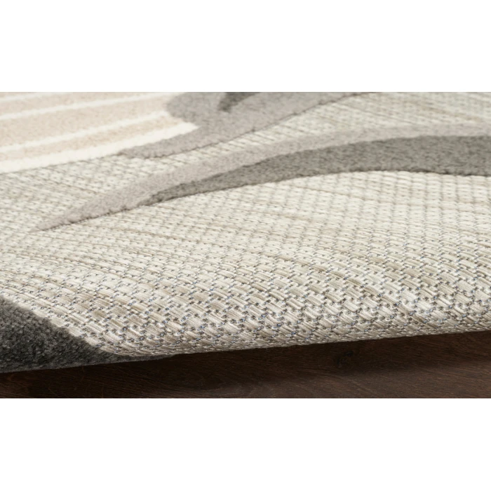 Nourison Aloha Beige ALH33 5 ft. 3 in. Round Rug