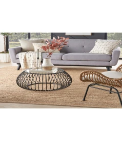 Nourison Home Natural Jute NJT01 Natural 8 ft. Square Area Rug
