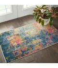 Nourison Celestial Area Rug CES09-Blue/Yellow