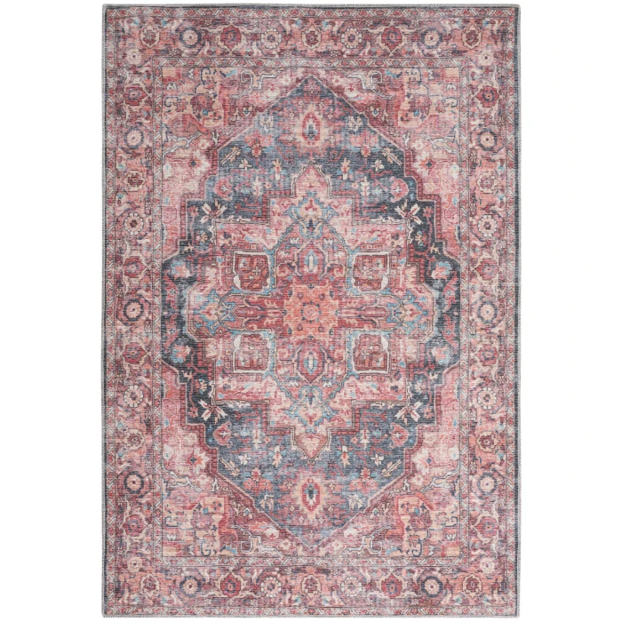 Nicole Curtis Machine Washable Series 1 Area Rug SR101 Multicolor