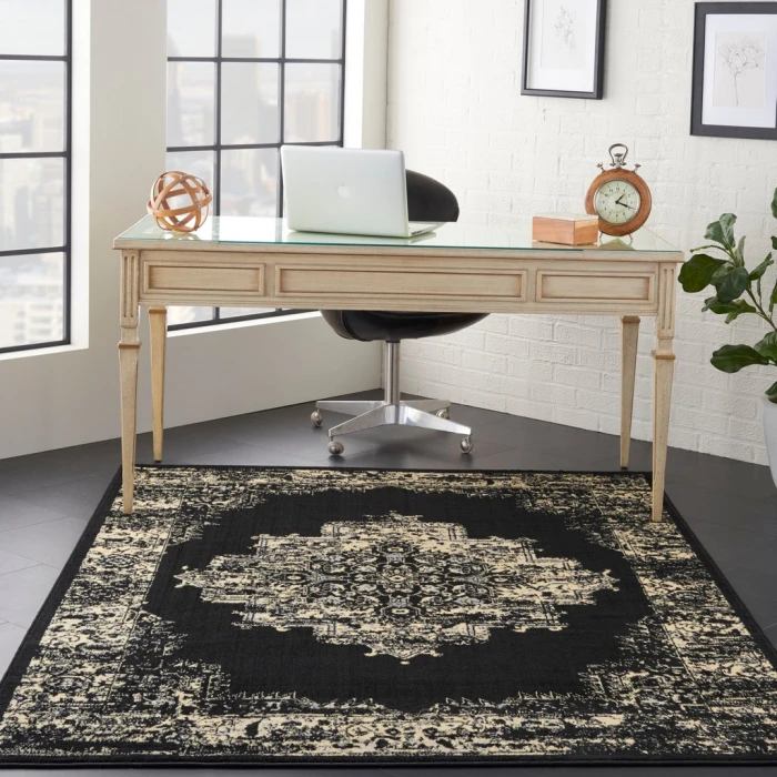 Nourison Grafix Area Rug GRF14-Black