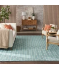 Nourison Twist Reversible Aqua TWS01 8 ft. X 10 ft. Rect. Rug